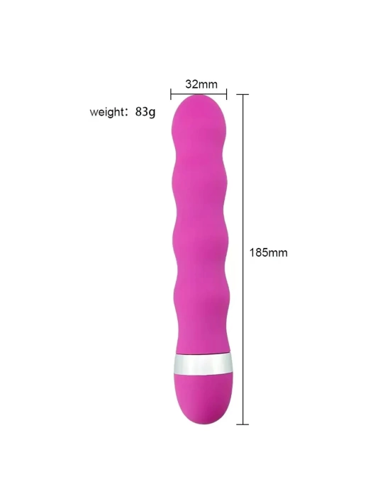 Wossi Kıvrımlı G Nokta Uyarıcı Vibratör Rose