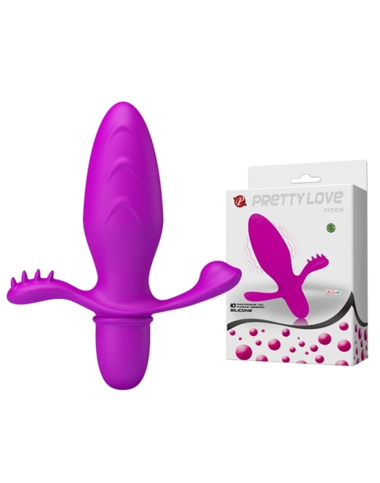 Wossi Klitoral Uyarıcılı Titreşimli Anal Plug
