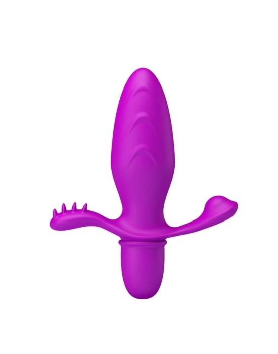 Wossi Klitoral Uyarıcılı Titreşimli Anal Plug