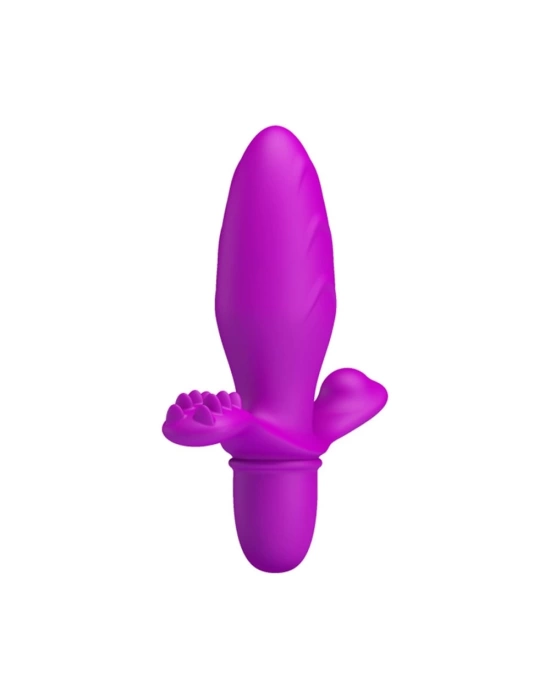 Klitoral Uyarıcılı Titreşimli Anal Plug
