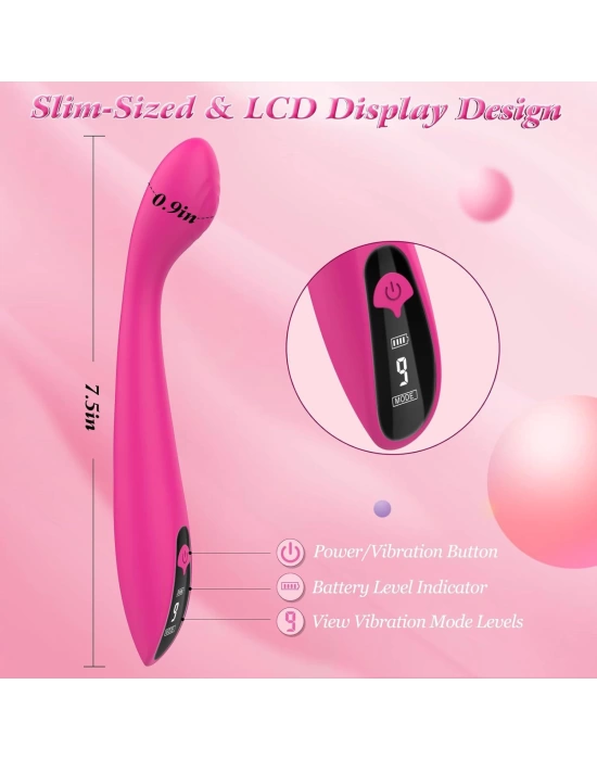 Klitoris Uyarıcılı Modern Vibratör Rose Pembe