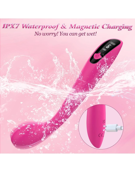 Klitoris Uyarıcılı Modern Vibratör Rose Pembe