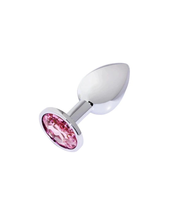 Wossi Metal Elmas Taşlı Anal Plug Rose Küçük Boy