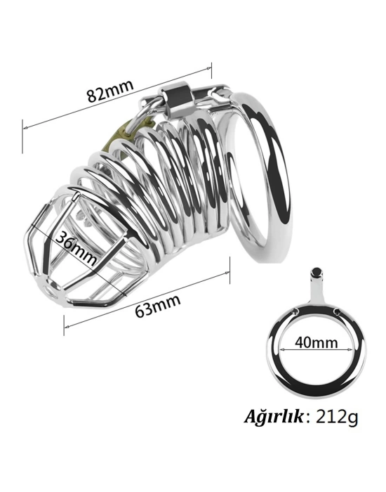 Metalik Penis Kilidi 40mm