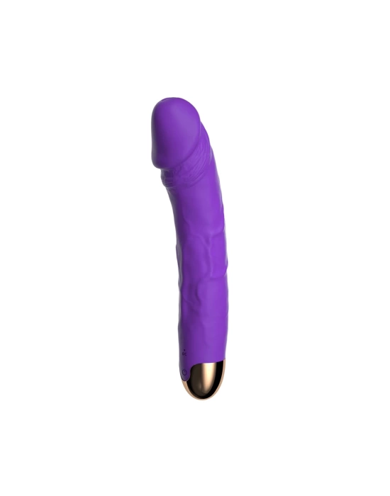Wossi Modern Gerçekçi Dildo Vibratör Mor
