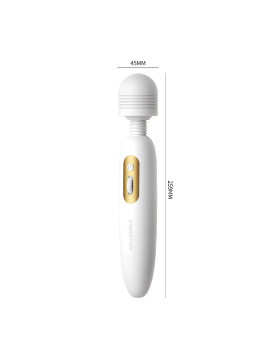 Wossi Modern Masaj Wand Vibratör Beyaz