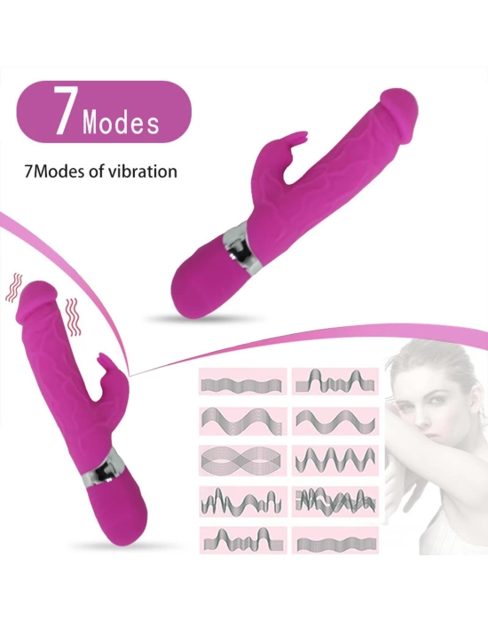 Wossi Modern Realistik Rabbit Vibratör Pembe