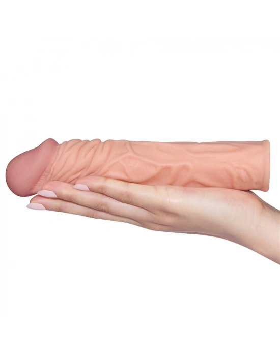 Nature Extender 5 cm Dolgulu Premium Ten Rengi Silikon Penis Kılıfı