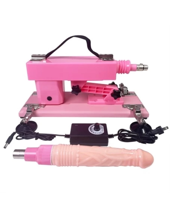 Wossi Otomatik Gidip Gelmeli Seks Makinesi Pembe