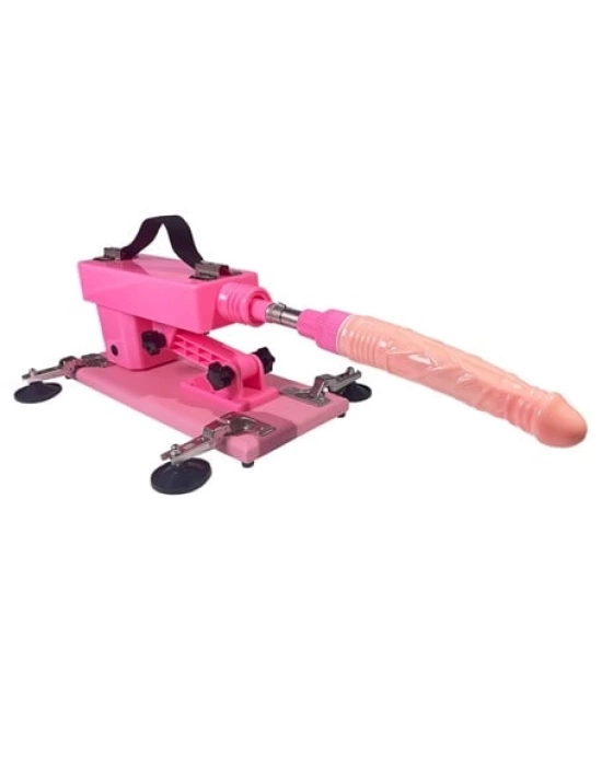 Wossi Otomatik Gidip Gelmeli Seks Makinesi Pembe