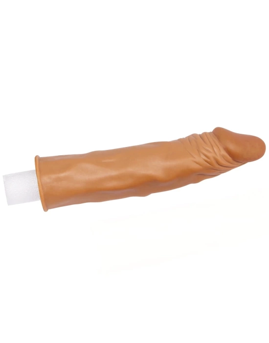 Wossi Pleasure Extender 5 cm Dolgulu Premium Melez Silikon Penis Kılıfı