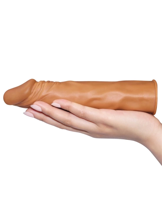 Wossi Pleasure Extender 5 cm Dolgulu Premium Melez Silikon Penis Kılıfı