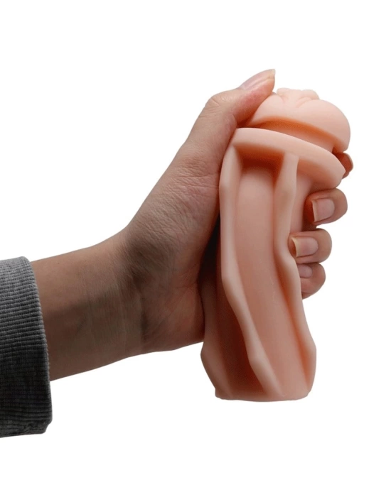Wossi 18 cm Gerçekçi Doku Realistik Suni Vajina Mastürbatör