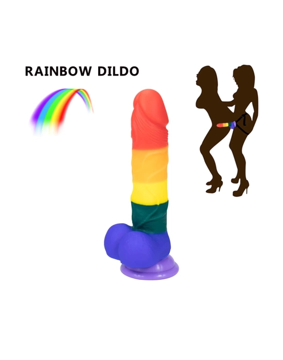 Wossi Rainbow Dildo 19 cm