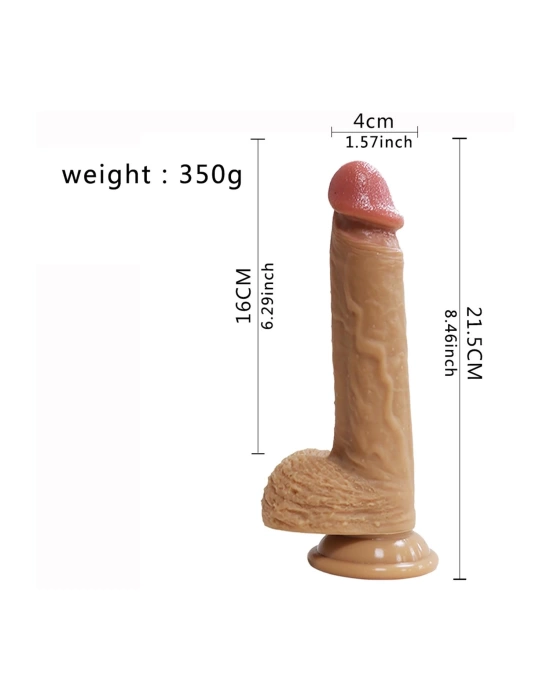 Wossi Realistik Dildo - Esmer 24,5 cm