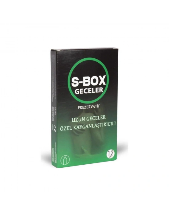 S-Box Geceler Özel Kayganlaştırıcılı Prezervatif