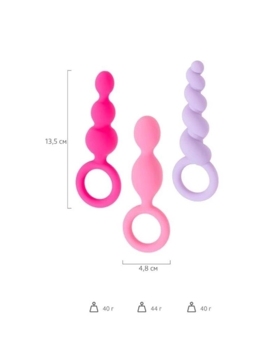 Wossi Booty Call (set of 3) Anal Plug Seti