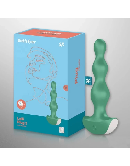 Wossi Lolli-Plug 2 Green Titreşimli Anal Plug