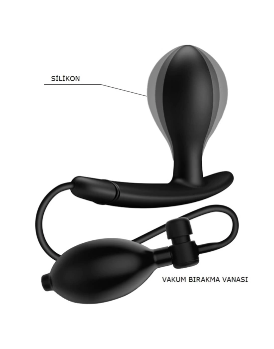 Şişebilen Pompalı Anal Plug - Drake
