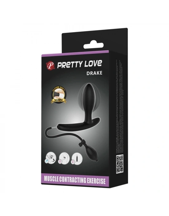 Şişebilen Pompalı Anal Plug - Drake