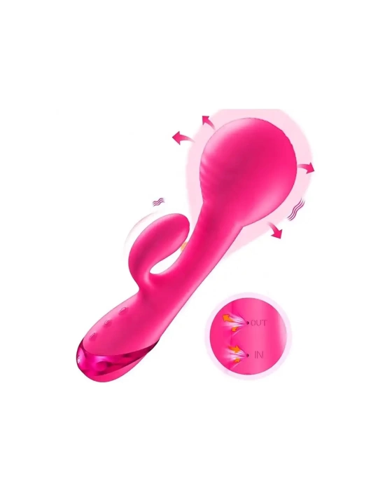 Wossi Şişebilen Vibratör Rose