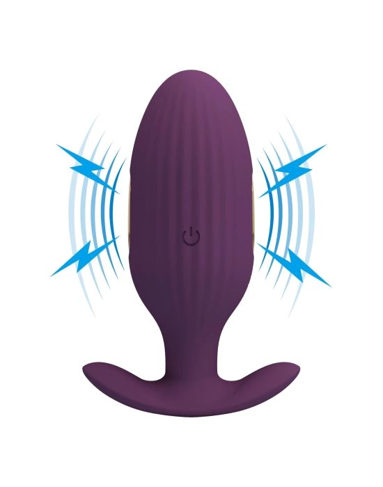 Telefon Kumandalı 12 Titreşim Fonksiyon & 3 Elektro Şoklu Teknolojik Anal Vajinal Vibratör