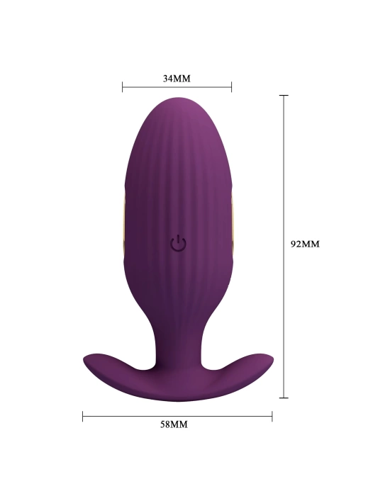 Telefon Kumandalı 12 Titreşim Fonksiyon & 3 Elektro Şoklu Teknolojik Anal Vajinal Vibratör