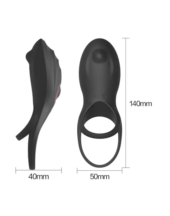 Titreşimli Büyük Penis Halkası Siyah