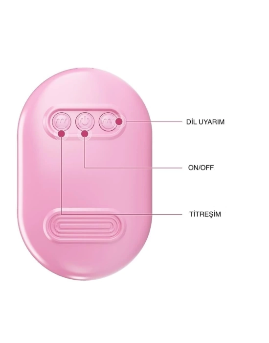 USB Şarjlı 12 Titreşim ve 6 Dil Uyarım Fonksiyonlu Teknolojik Vibratör