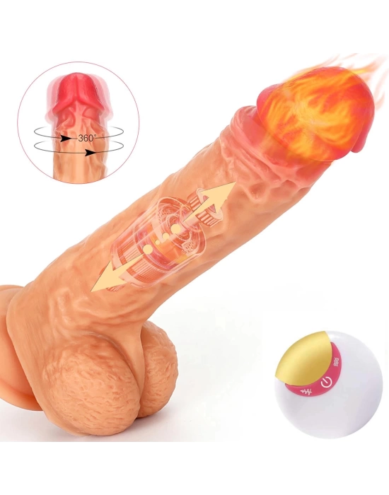 Uzaktan Kumandalı Hareketli Dildo Vibratör