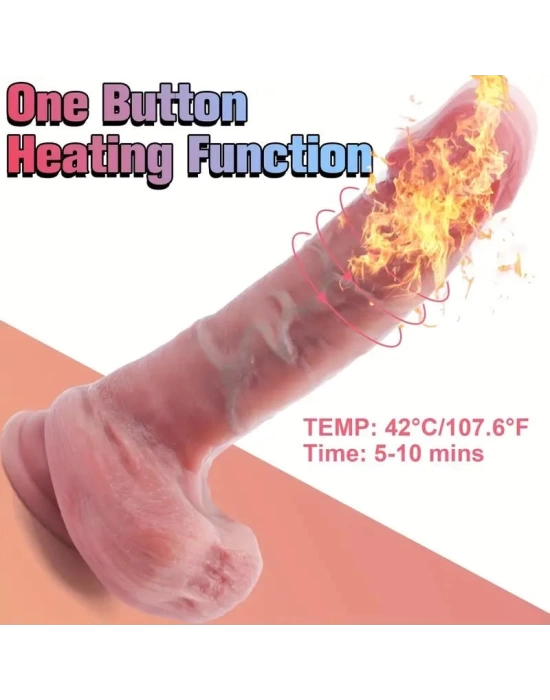 Uzaktan Kumandalı Hareketli Gerçekçi Dildo