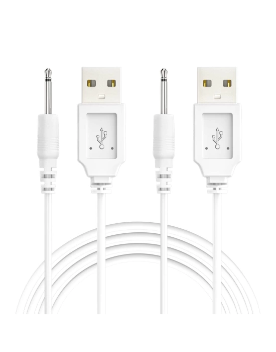 Vibratör İçin DC Uçlu USB Şarj Kablosu 30 cm
