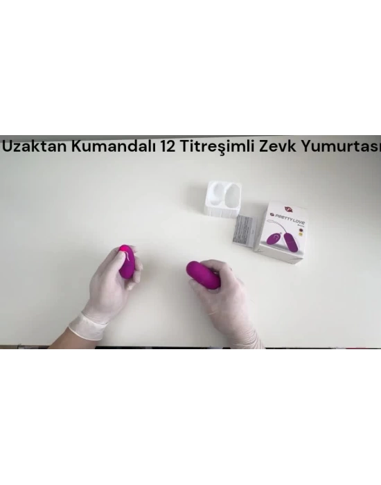 Wossi Uzaktan Kumandalı 12 Titreşimli Zevk Yumurtası