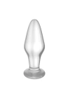 Wossi 10 cm Pürüzsüz Cam Anal Tıkaç