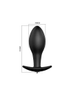 Wossi 12 Fonksiyon Kumandalı 8,5 cm Titreşimli Anal Plug