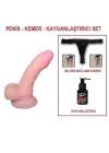 13 cm Belden Bağlamalı Realistik Dildo Penis Set