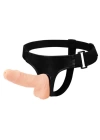 15 cm Belden Bağlamalı İçi Dolu Strapon Penis