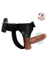 16 cm Yeni Nesil Belden Bağlamalı İçi Dolu Titreşimli Strapon Penis