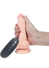 17 cm Gerçekçi Titreşimli Dildo Vibratör Penis - Adonis