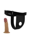 17,5 cm Belden Bağlamalı İçi Boş 7 cm Dolgulu Strapon Penis - Houston
