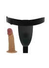 17,5 cm Belden Bağlamalı İçi Boş 7 cm Dolgulu Strapon Penis - Houston