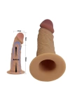17,5 cm Belden Bağlamalı İçi Boş 7 cm Dolgulu Strapon Penis - Houston