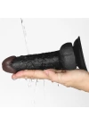 18 cm Belden Bağlamalı İçi Dolu Zenci Strapon