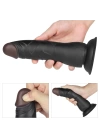 19 cm Belden Bağlamalı İçi Dolu Zenci Strapon