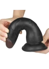 19 cm Belden Bağlamalı İçi Dolu Zenci Strapon