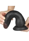 Wossi 19 cm Belden Bağlamalı İçi Dolu Zenci Strapon