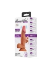 Wossi 19,4 cm Belden Bağlamalı Çift Katmanlı Gerçekçi Titreşimli Dildo Vibratör Penis – Zebulon