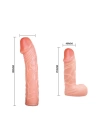 19,8 ve 15 cm Belden Bağlamalı İçi Dolu Çift Strapon Penis