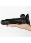 Wossi 20 cm Belden Bağlamalı İçi Dolu Zenci Strapon Dildo