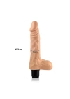 Wossi 20.3 cm Realistik Cyberskin Titreşimli Anal Vajinal Dildo Penis